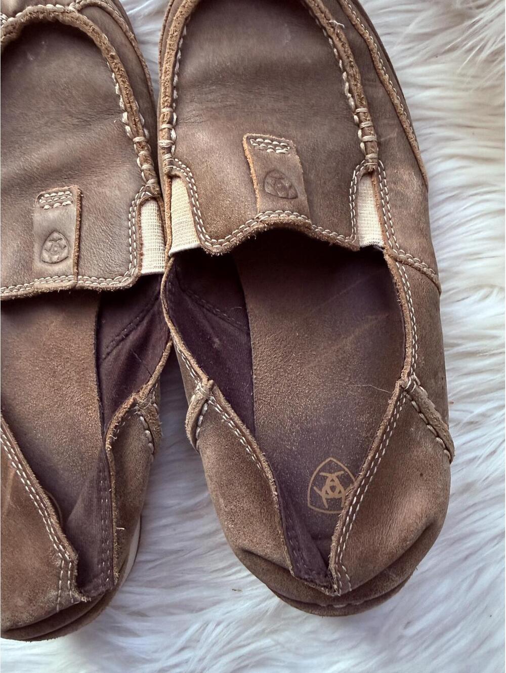 Ariat Brown Slip-On Flats Loafers